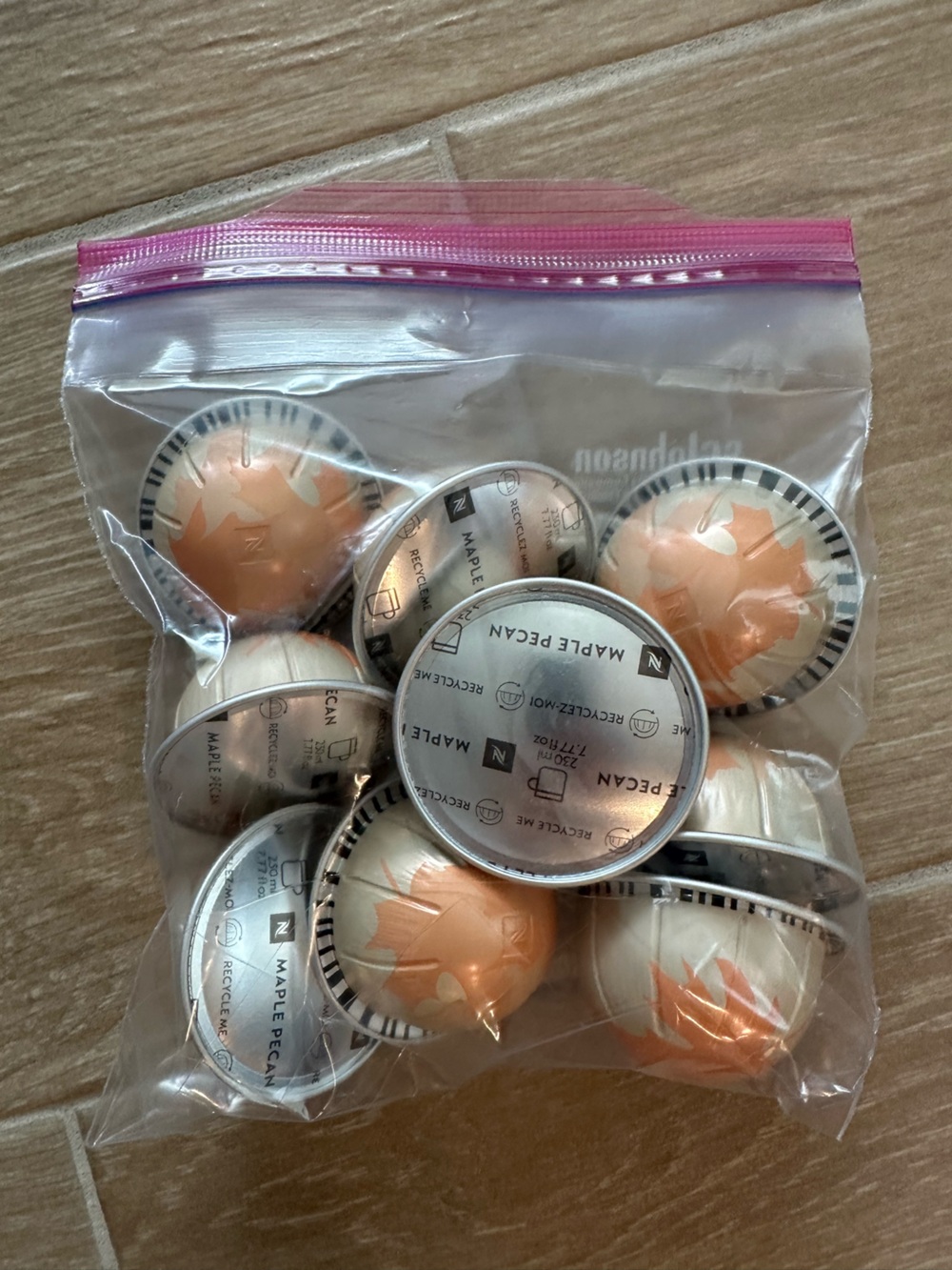 9 Nespresso maple pecan vertuo pods